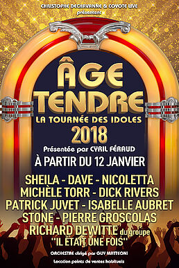 AGE TENDRE - La tournée des idoles 2018