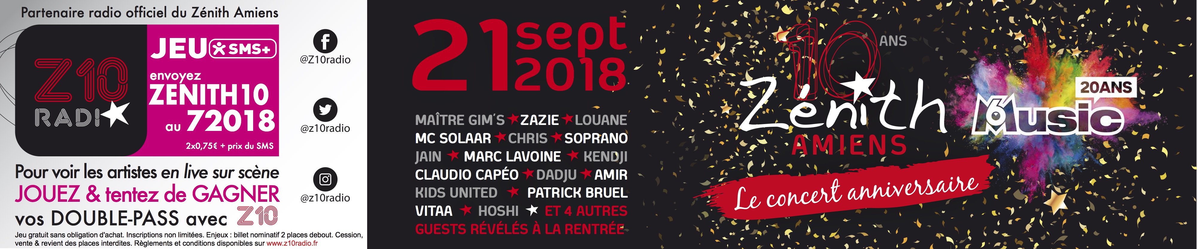 Le Concert Anniversaire 10 Ans Zenith Amiens Ans M6 Music Zenith Amiens Metropole Site Officiel